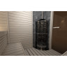 Электрическая печь SAWO DRAGONFIRE HEATER KING DRFT6-90NS-CNR-P-C (9 кВт, выносной пульт, угловая, нержавейка)